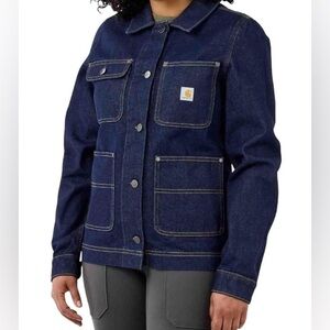 Carhartt Women's Dark Blue Jean Jacket